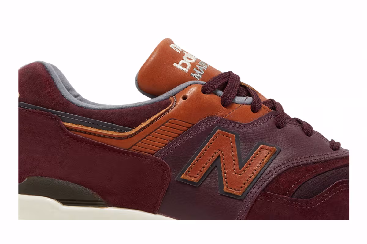 New Balance 997 Made in USA Ski Pack - Burgundy, view 3
