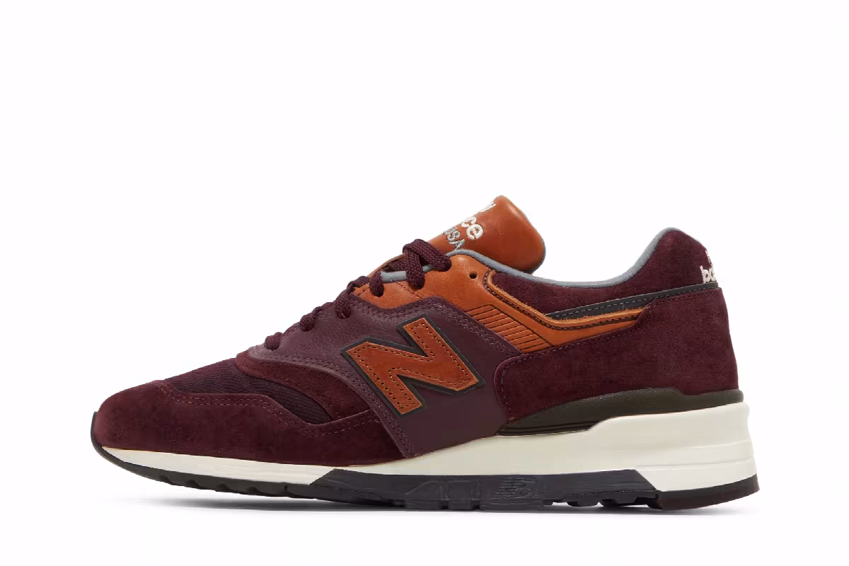 New Balance 997 Made in USA Ski Pack - Burgundy, view 4
