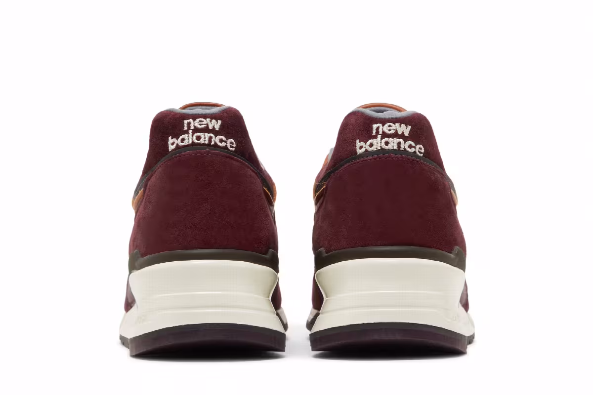 New Balance 997 Made in USA Ski Pack - Burgundy, view 7