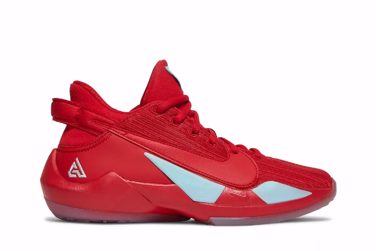 Nike Zoom Freak 2 GS Red Glacier Ice, view 2