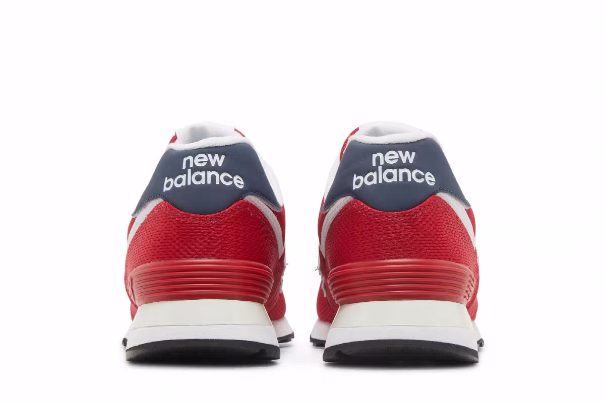 New Balance 574 Team Red Indigo, view 7