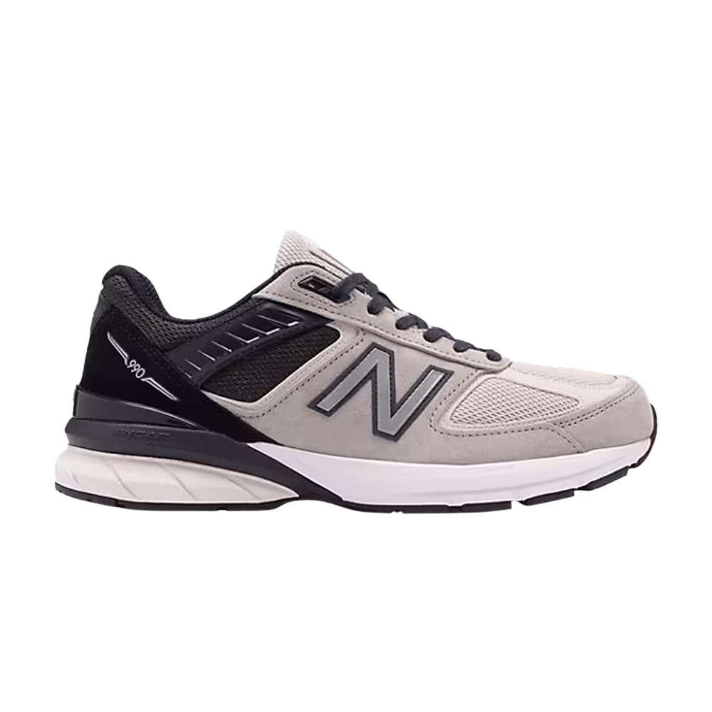 New Balance 990v5 Made in USA Light Grey Navy