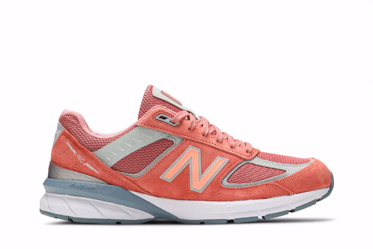 New Balance 990v5 Made In USA Sunrise Rose, view 2