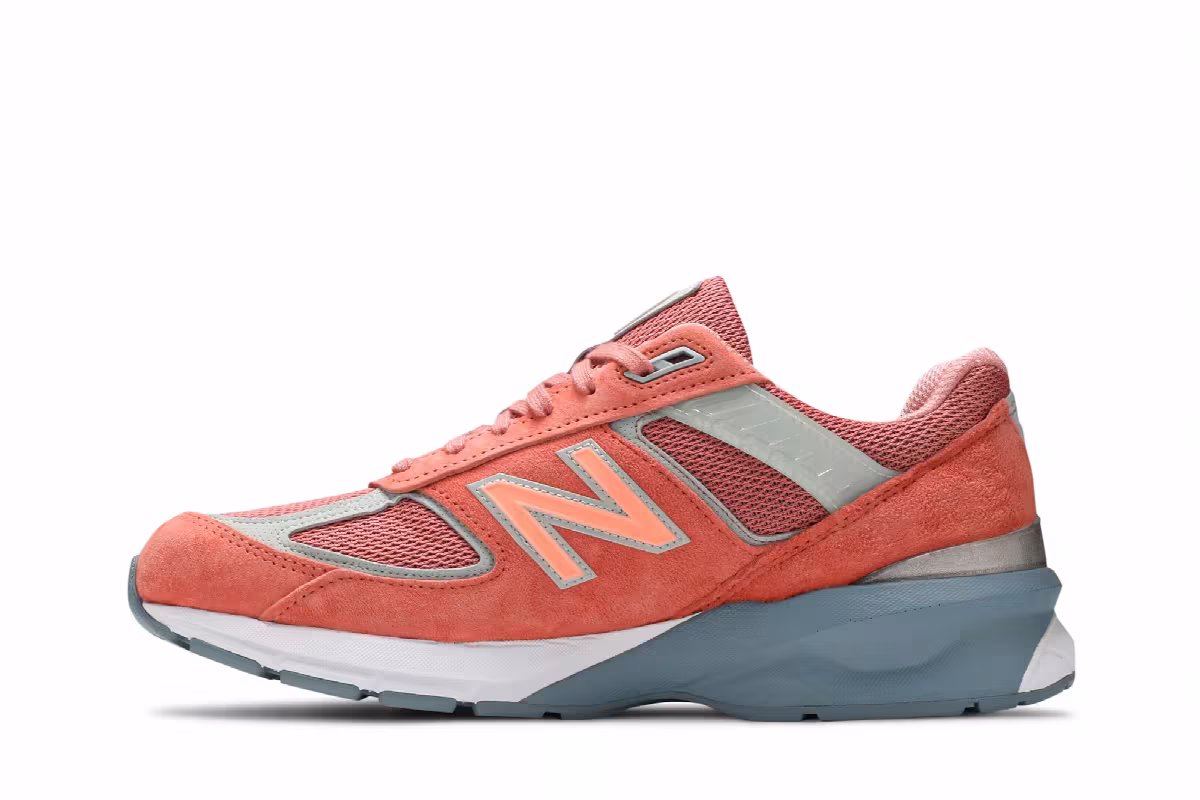 New Balance 990v5 Made In USA Sunrise Rose, view 4