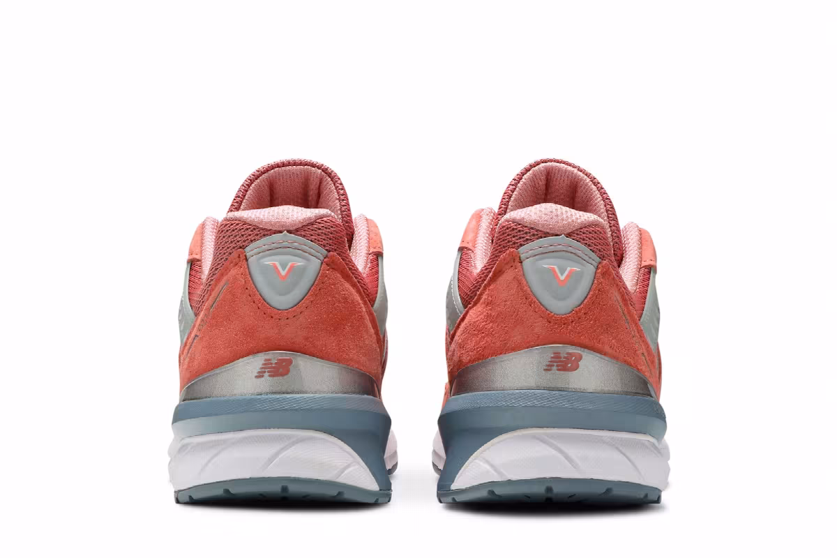 New Balance 990v5 Made In USA Sunrise Rose, view 7
