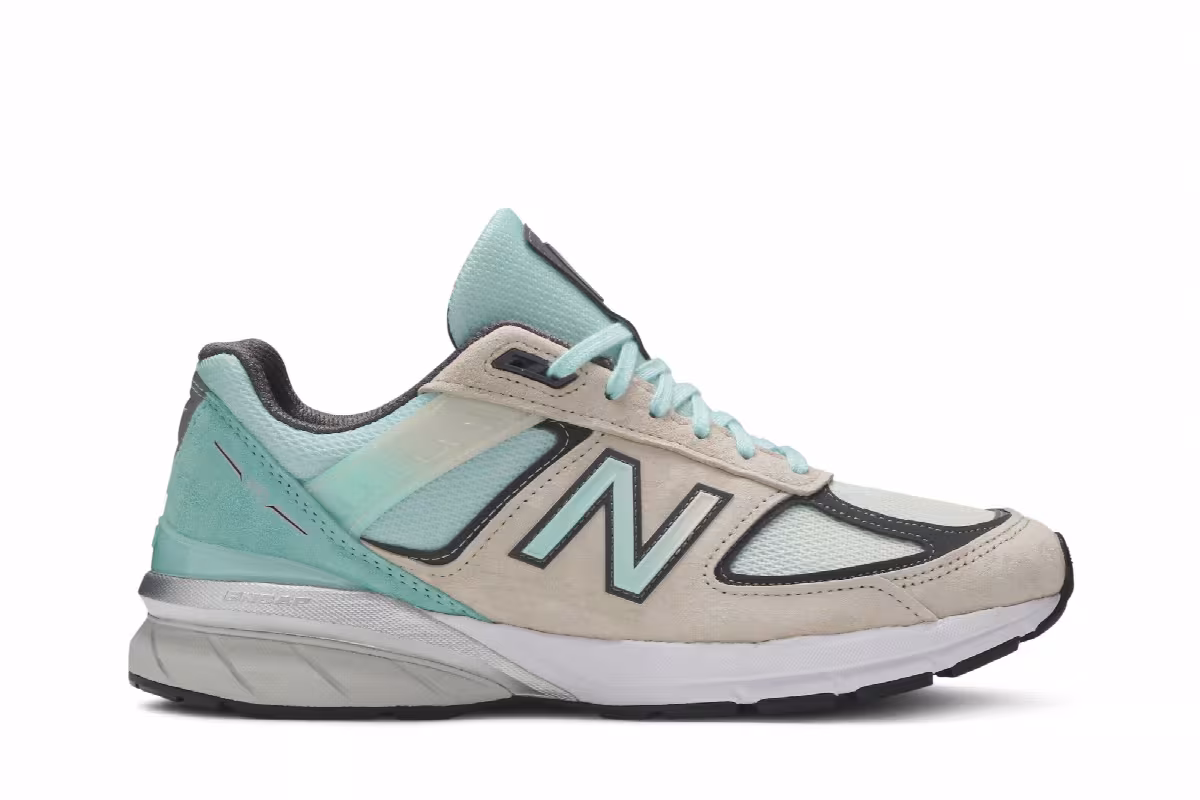 YCMC x New Balance 990v5 Made in USA Big Checks and No Stress, view 2