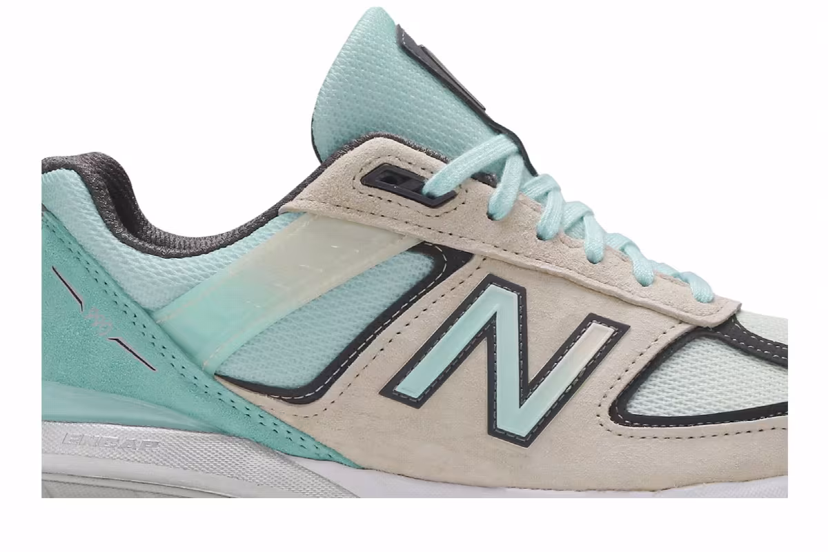 YCMC x New Balance 990v5 Made in USA Big Checks and No Stress, view 3