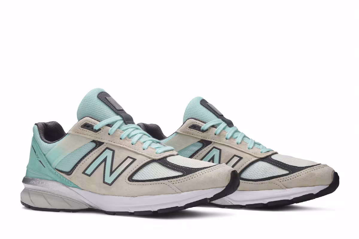 YCMC x New Balance 990v5 Made in USA Big Checks and No Stress, view 9