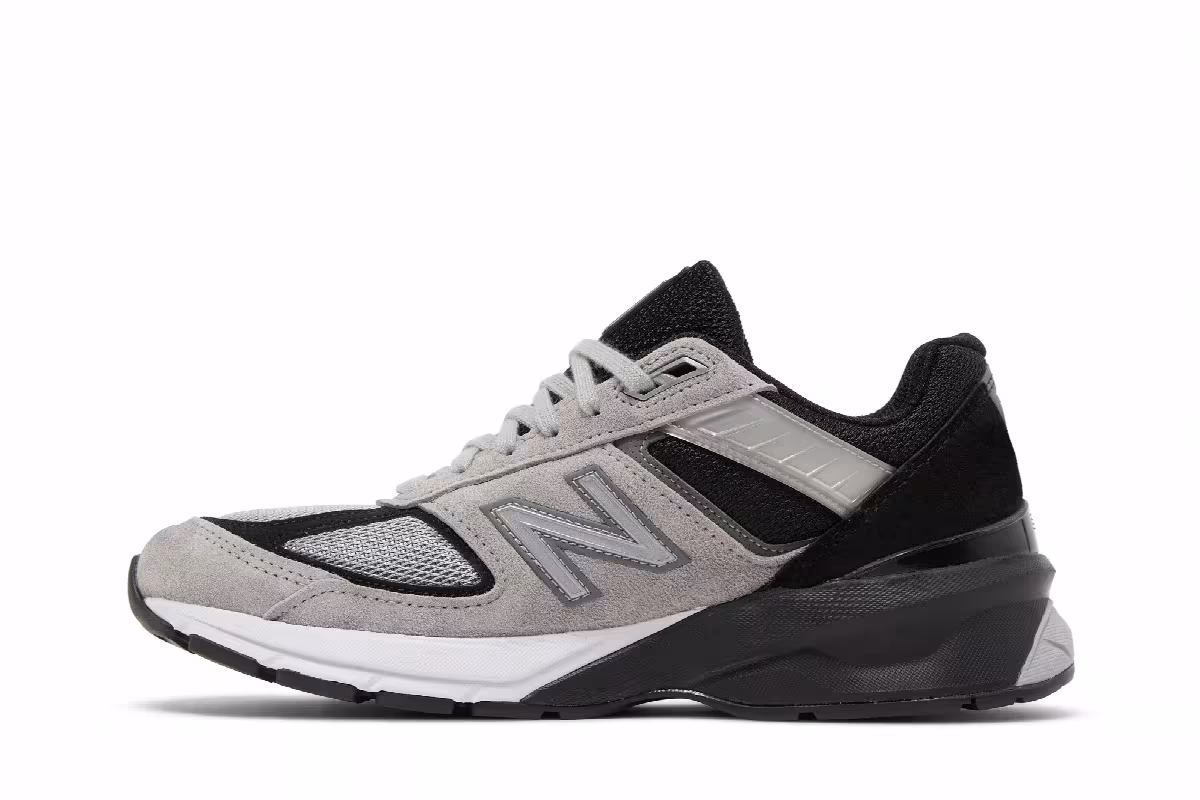New Balance 990v5 Made In USA Kool Grey, view 4