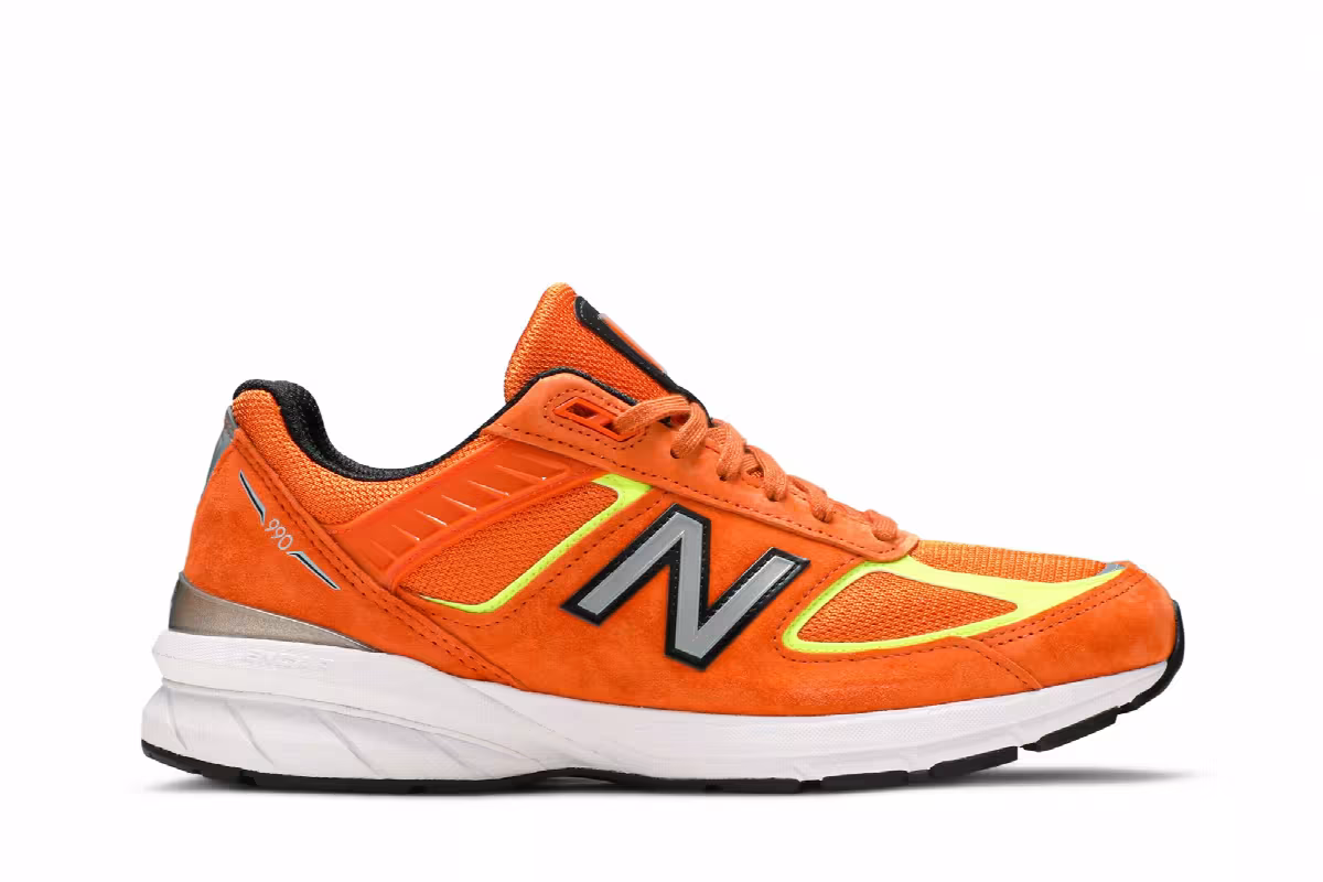 New Balance 990v5 Made in USA Orange, view 2