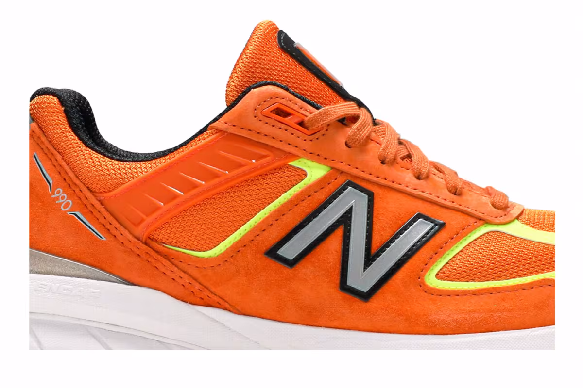 New Balance 990v5 Made in USA Orange, view 3