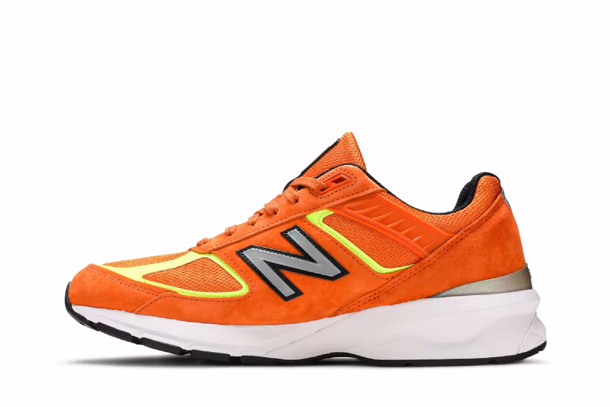 New Balance 990v5 Made in USA Orange, view 4