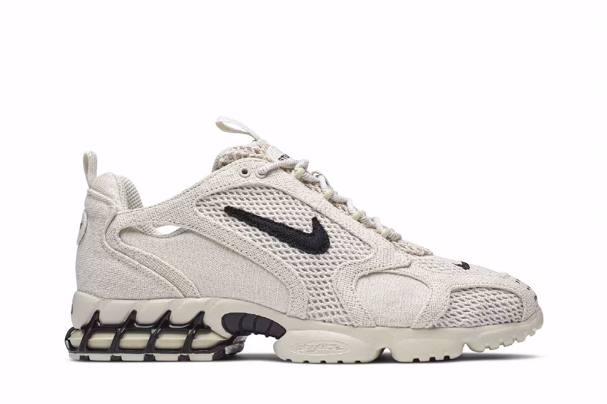 Stussy x Nike Air Zoom Spiridon Caged 2 Fossil, view 2