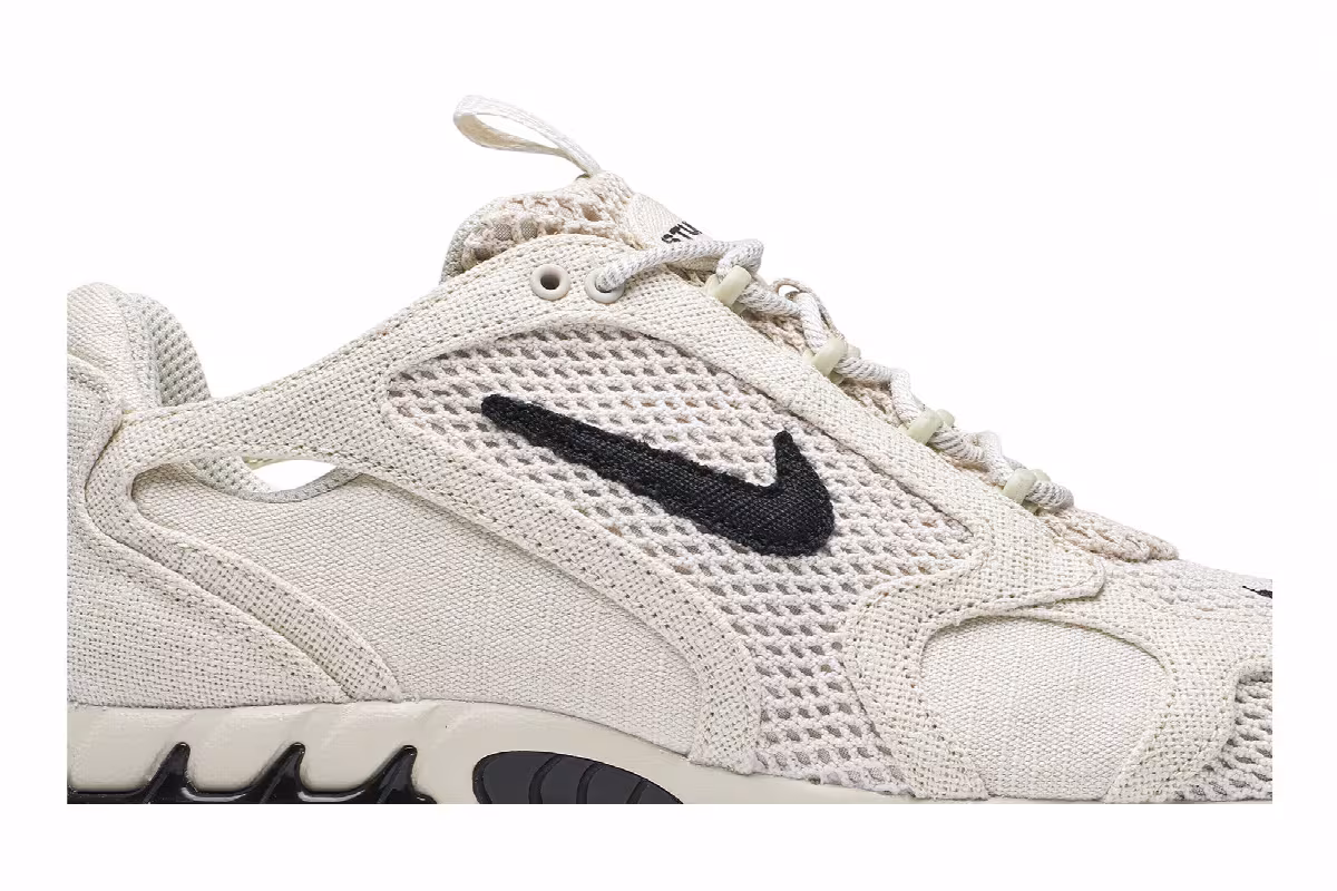 Stussy x Nike Air Zoom Spiridon Caged 2 Fossil, view 3