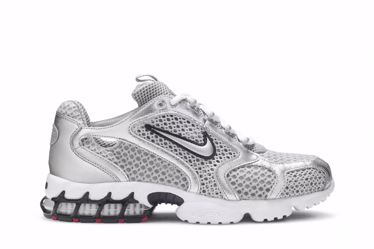 Nike Zoom Spiridon Caged 2 Metallic Silver, view 2