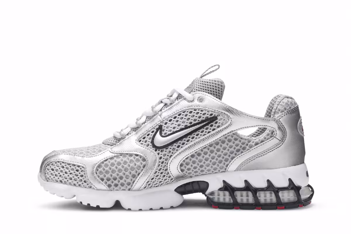 Nike Zoom Spiridon Caged 2 Metallic Silver, view 4