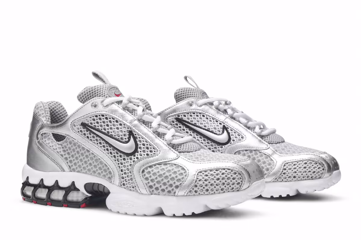 Nike Zoom Spiridon Caged 2 Metallic Silver, view 9