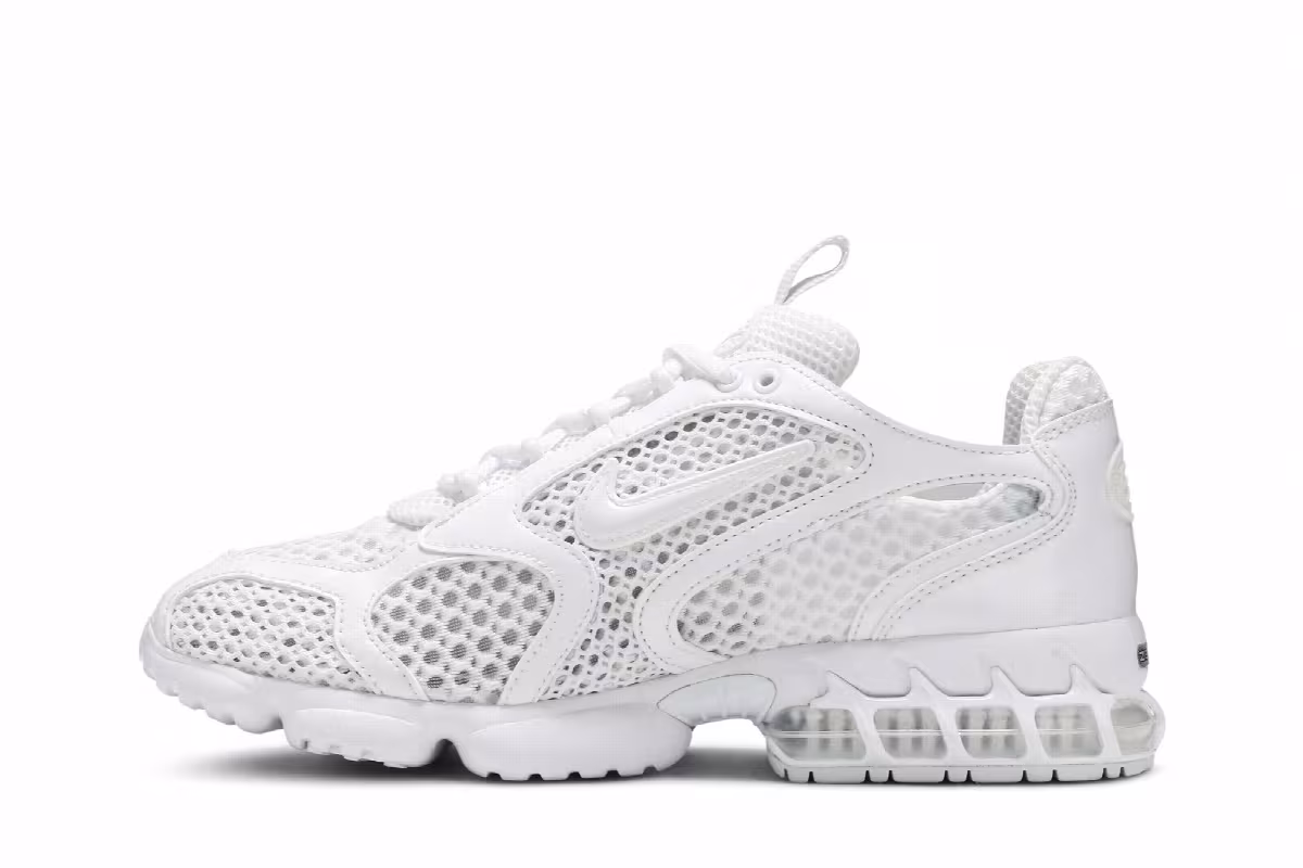 Nike Air Zoom Spiridon Cage 2 Triple White, view 4
