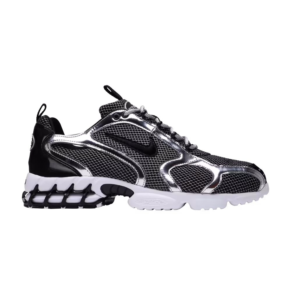 Stussy x Nike Air Zoom Spiridon Caged 2 Pure Platinum
