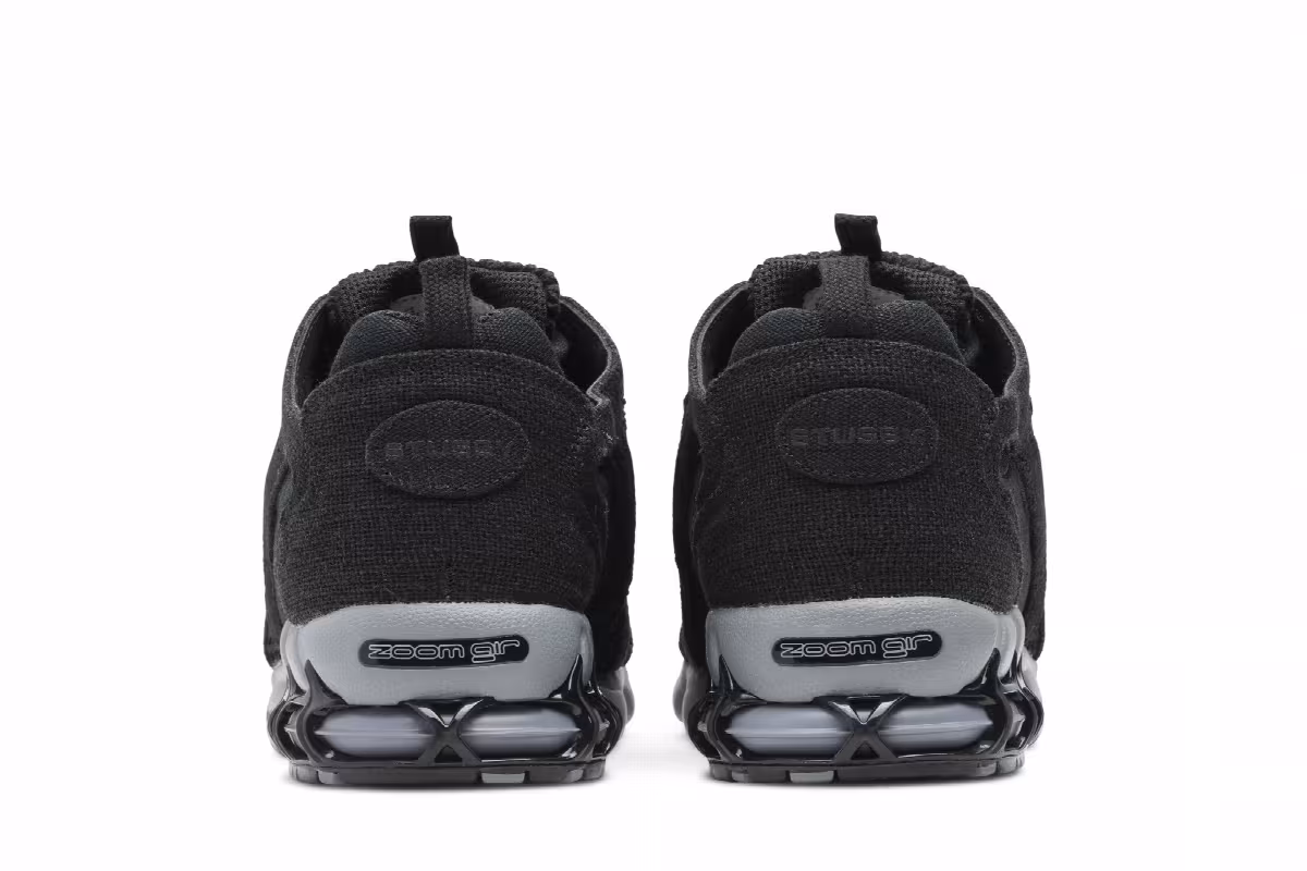 Stussy x Nike Air Zoom Spiridon Caged 2 Black Cool Grey, view 7