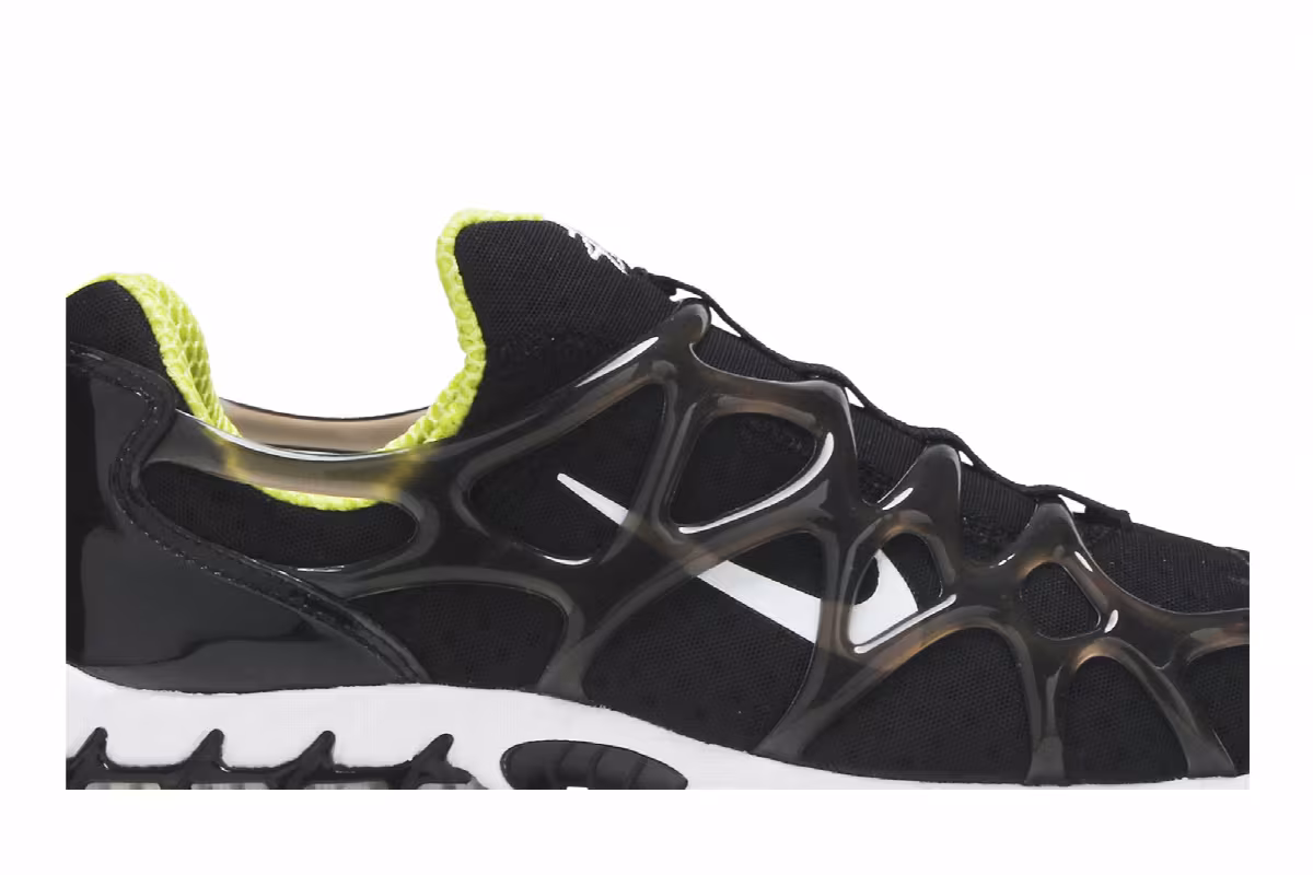 Stussy x Nike Air Zoom Spiridon Kukini Black, view 3