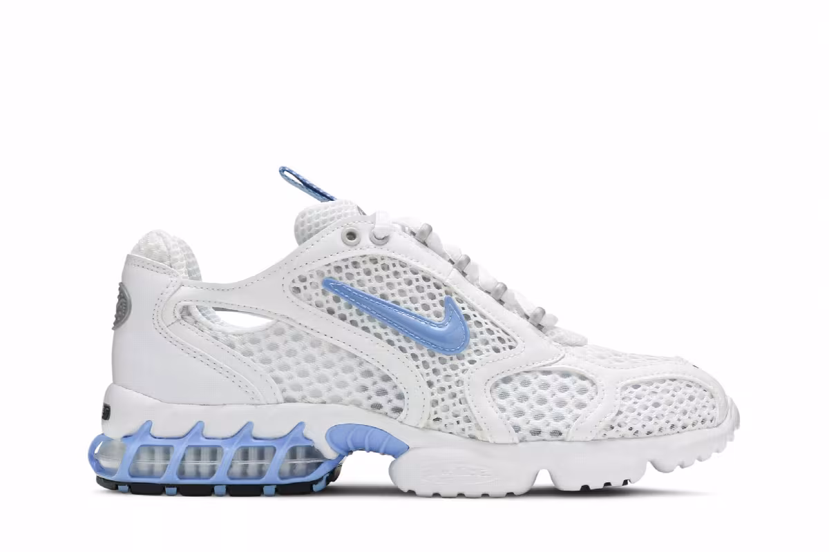 Nike Women's Air Zoom Spiridon Cage 2 White University Blue, view 2