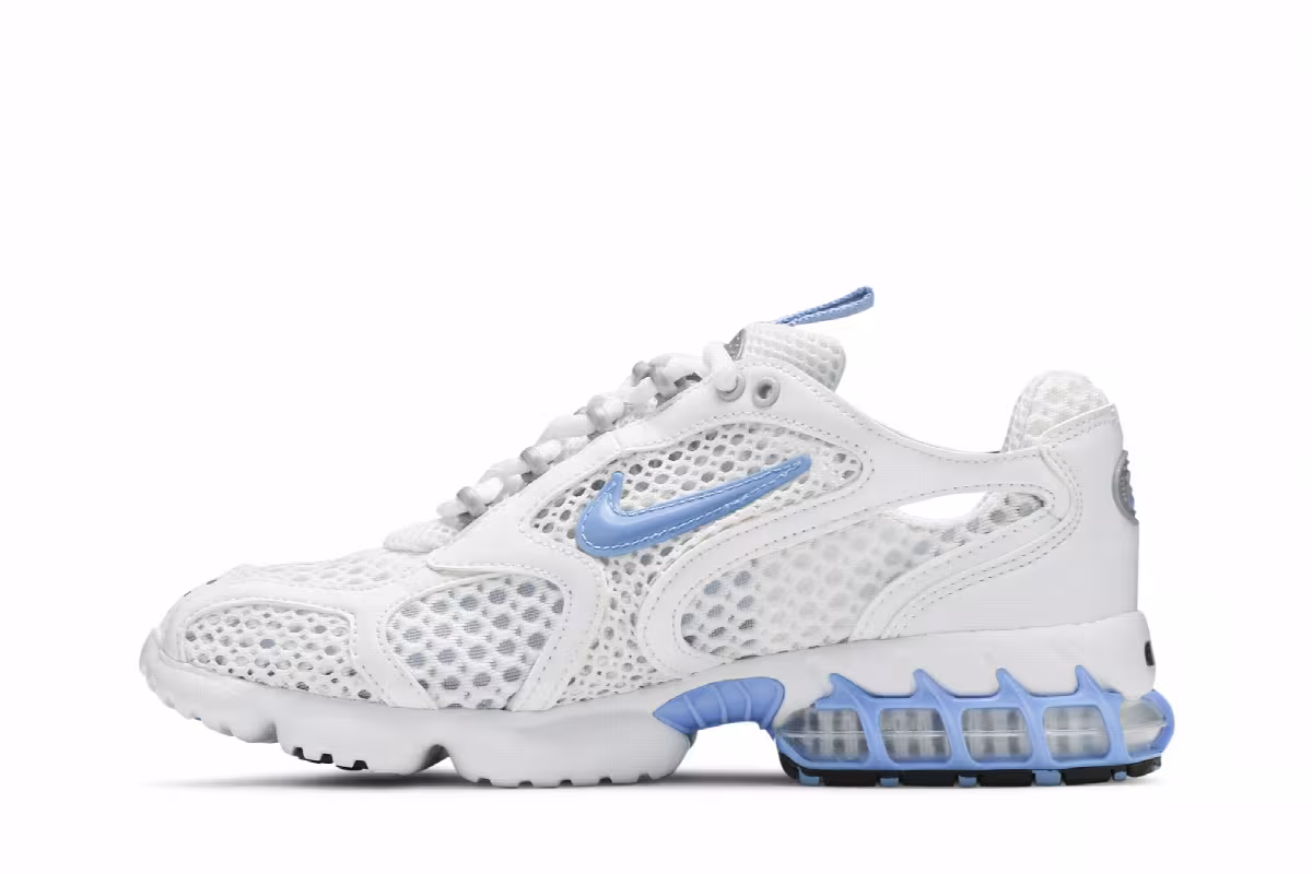 Nike Women's Air Zoom Spiridon Cage 2 White University Blue, view 4