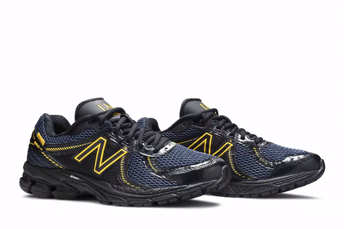 Dime x New Balance 860v2 Navy, view 9