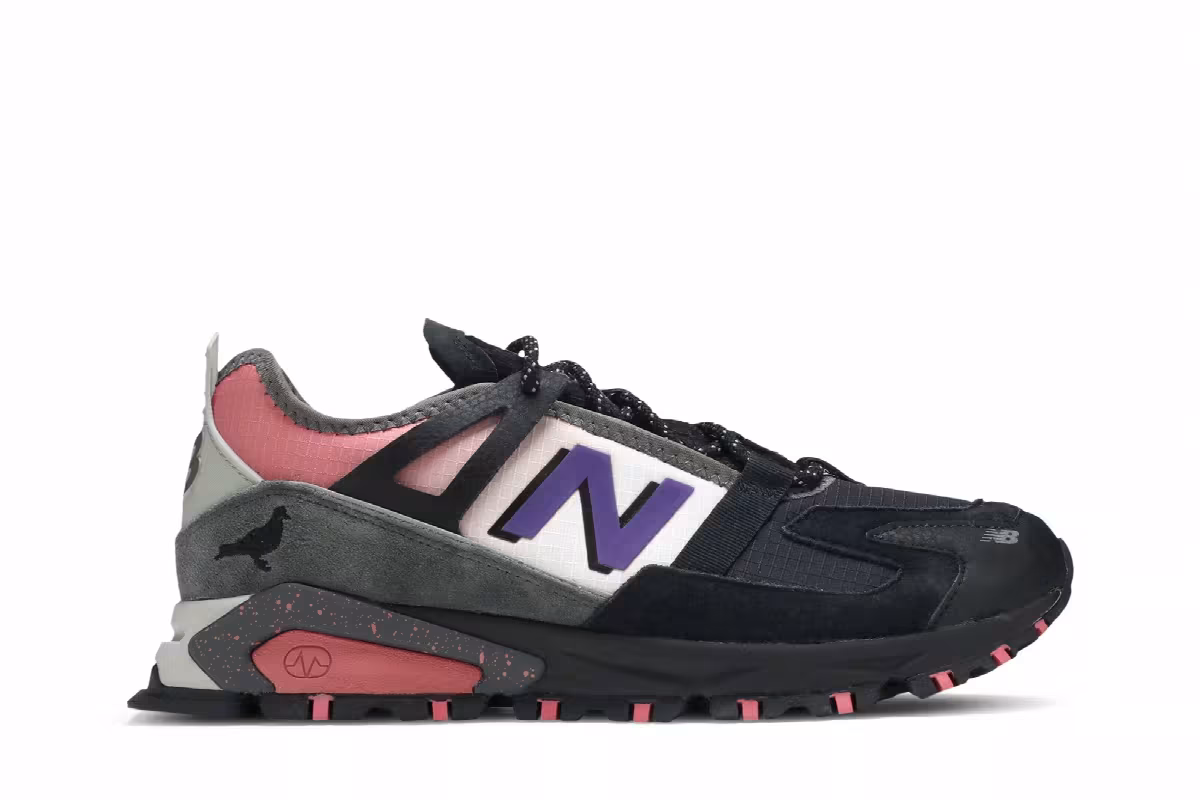 Atmos x Staple Pigeon x New Balance X-Racer Grey Pink, view 2