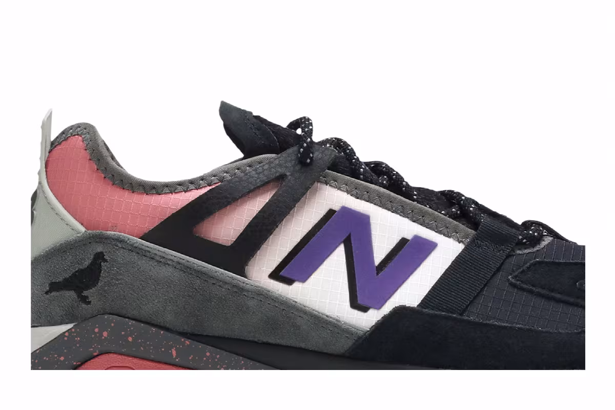 Atmos x Staple Pigeon x New Balance X-Racer Grey Pink, view 3