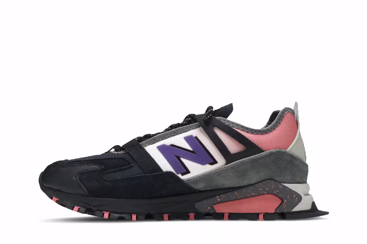 Atmos x Staple Pigeon x New Balance X-Racer Grey Pink, view 4