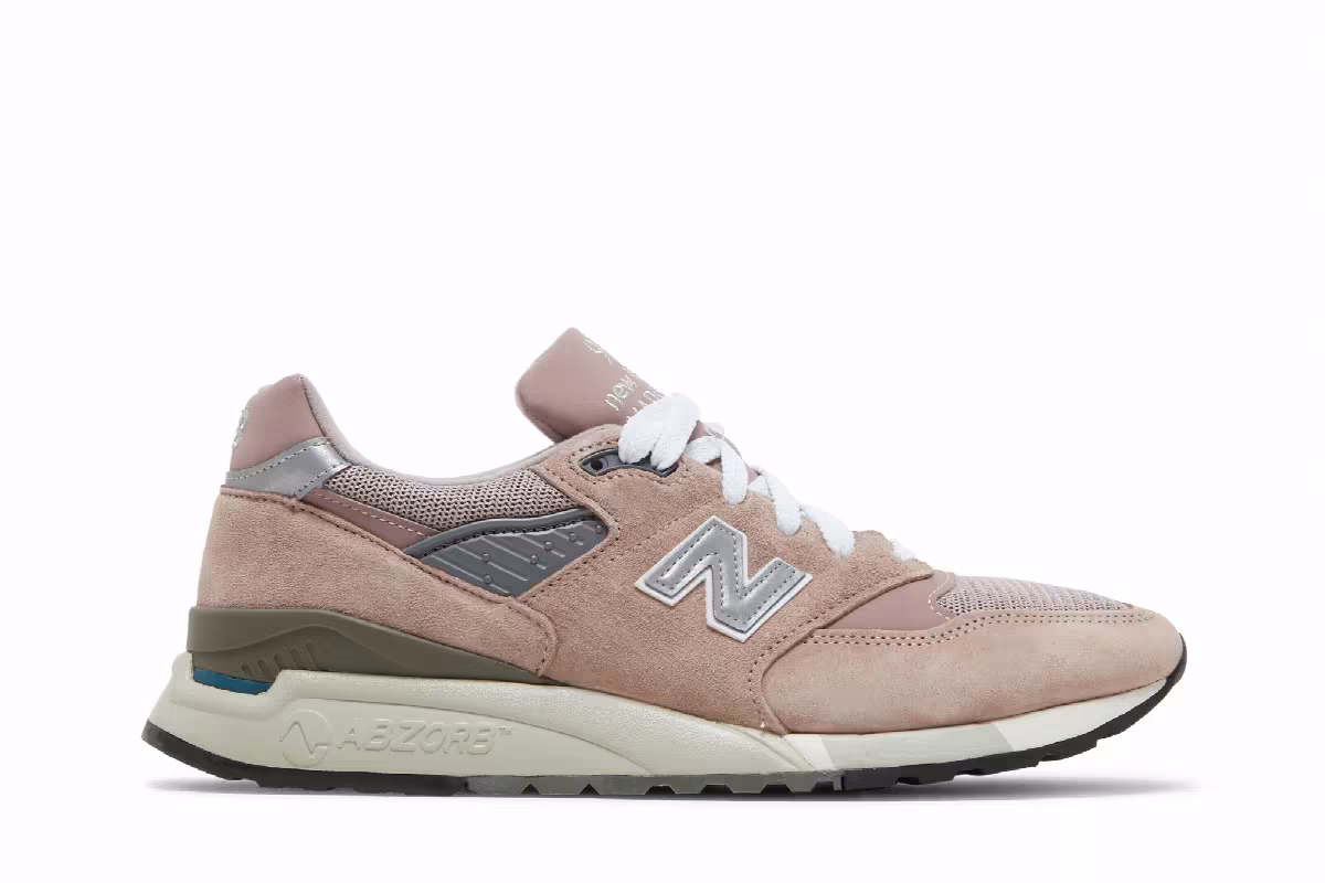 New Balance 998 Made in USA Dusty Rose, view 2