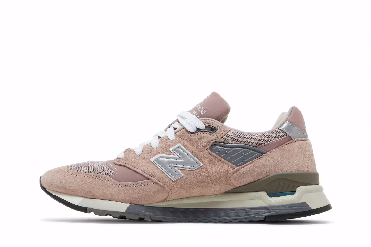 New Balance 998 Made in USA Dusty Rose, view 4