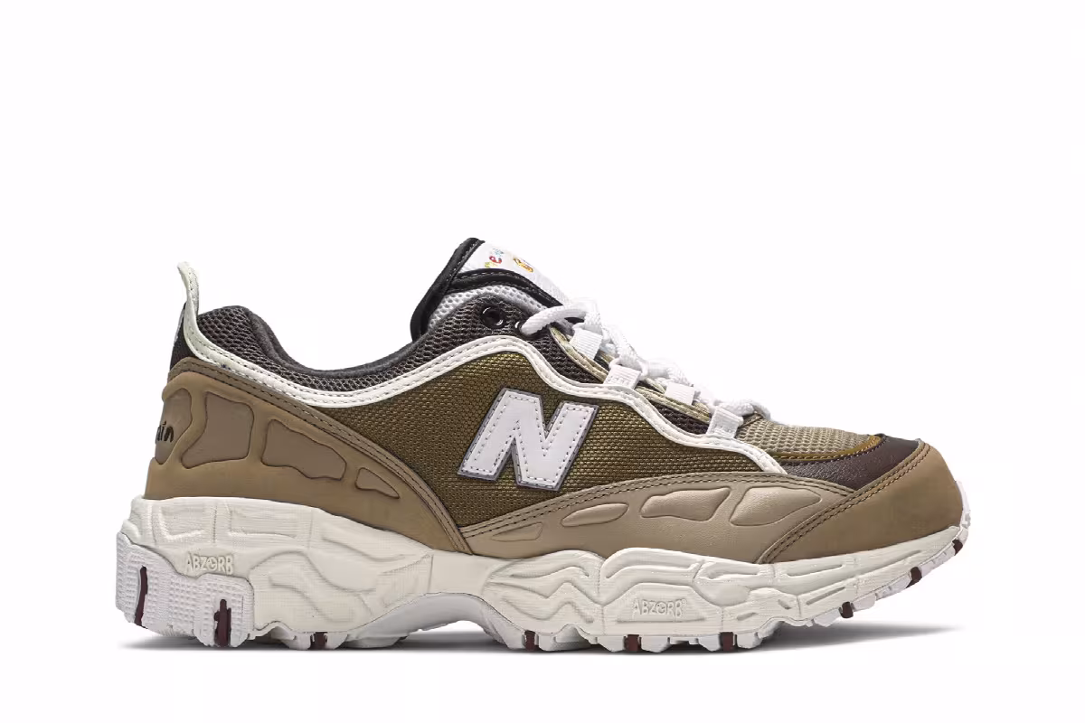 Paperboy Paris x New Balance 801 Coffee Latte, view 2