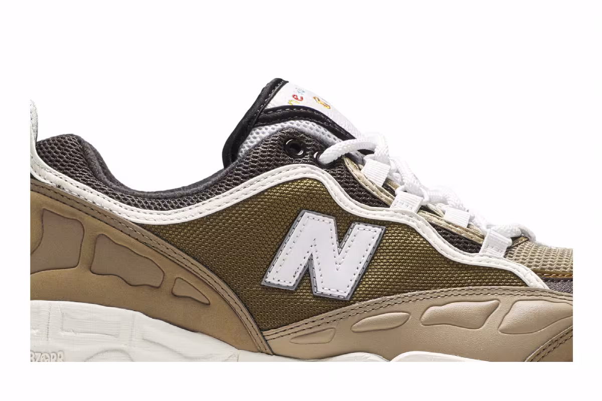 Paperboy Paris x New Balance 801 Coffee Latte, view 3