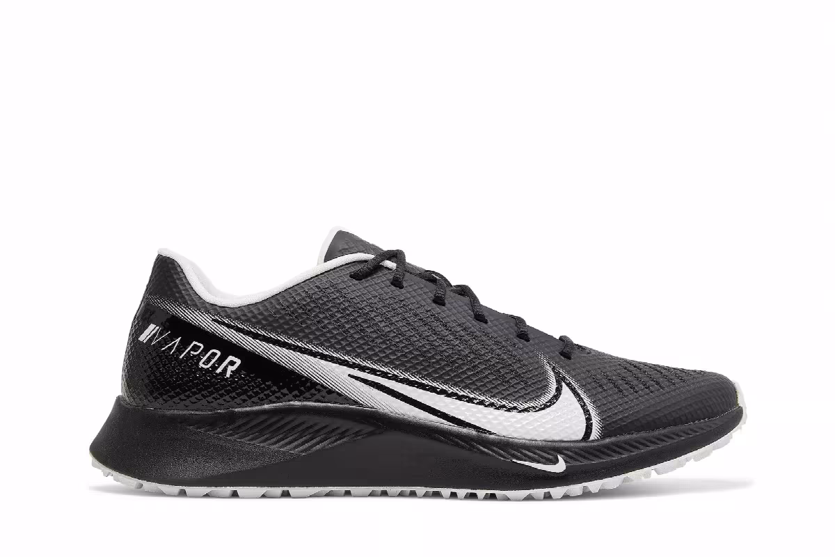Nike Vapor Edge TF Black White, view 2