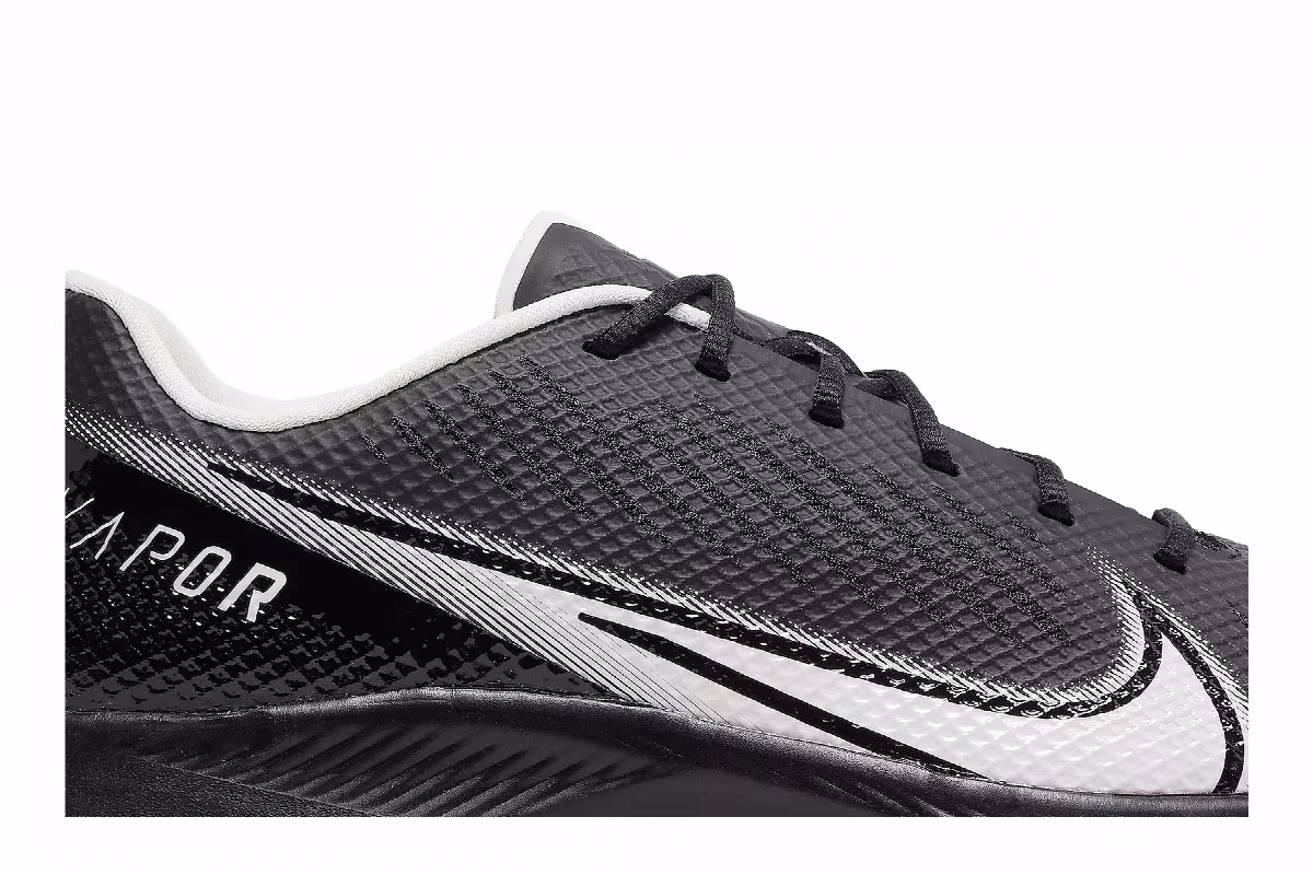Nike Vapor Edge TF Black White, view 3