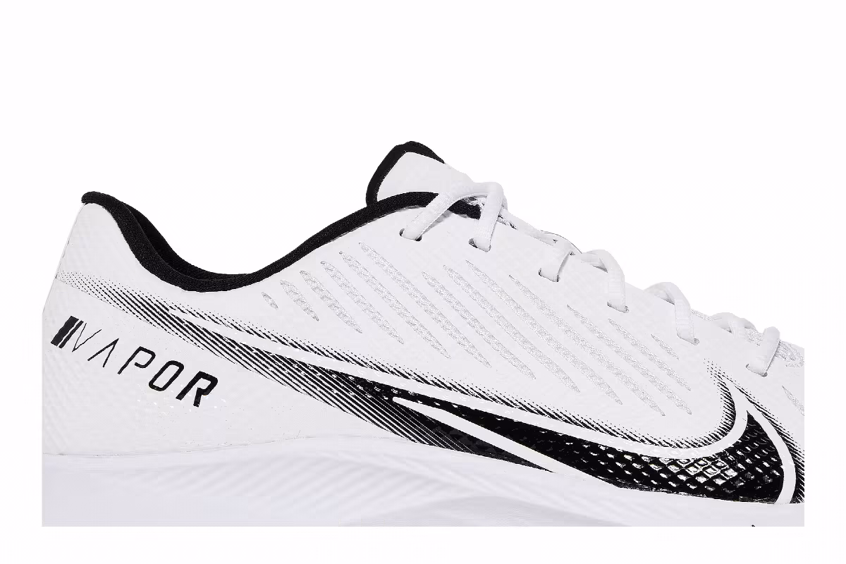 Nike Vapor Edge TF White Black, view 3