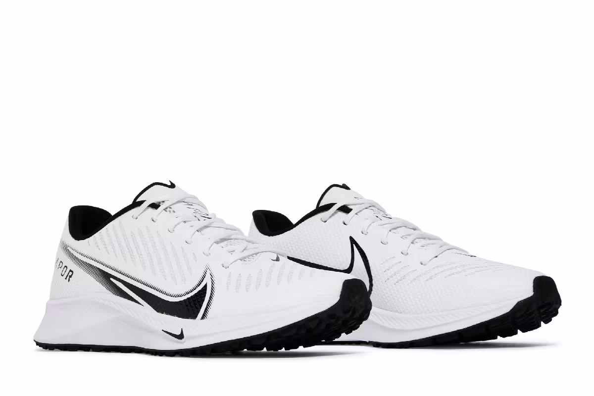 Nike Vapor Edge TF White Black, view 9