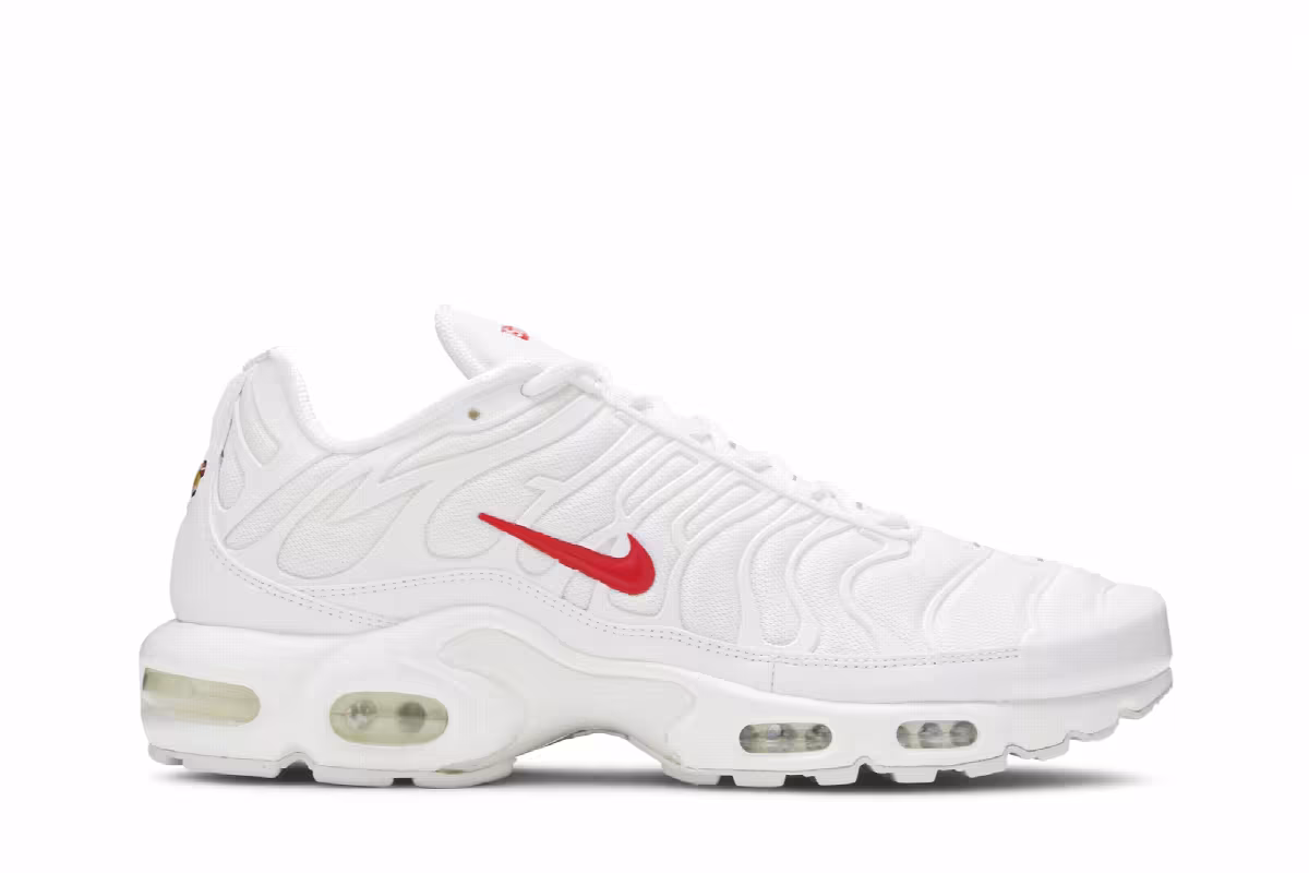 Supreme x Nike Air Max Plus TN White, view 2
