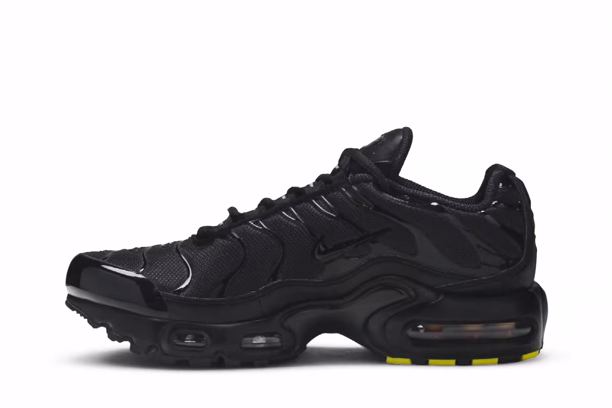 Nike Air Max Plus GS Triple Black, view 4