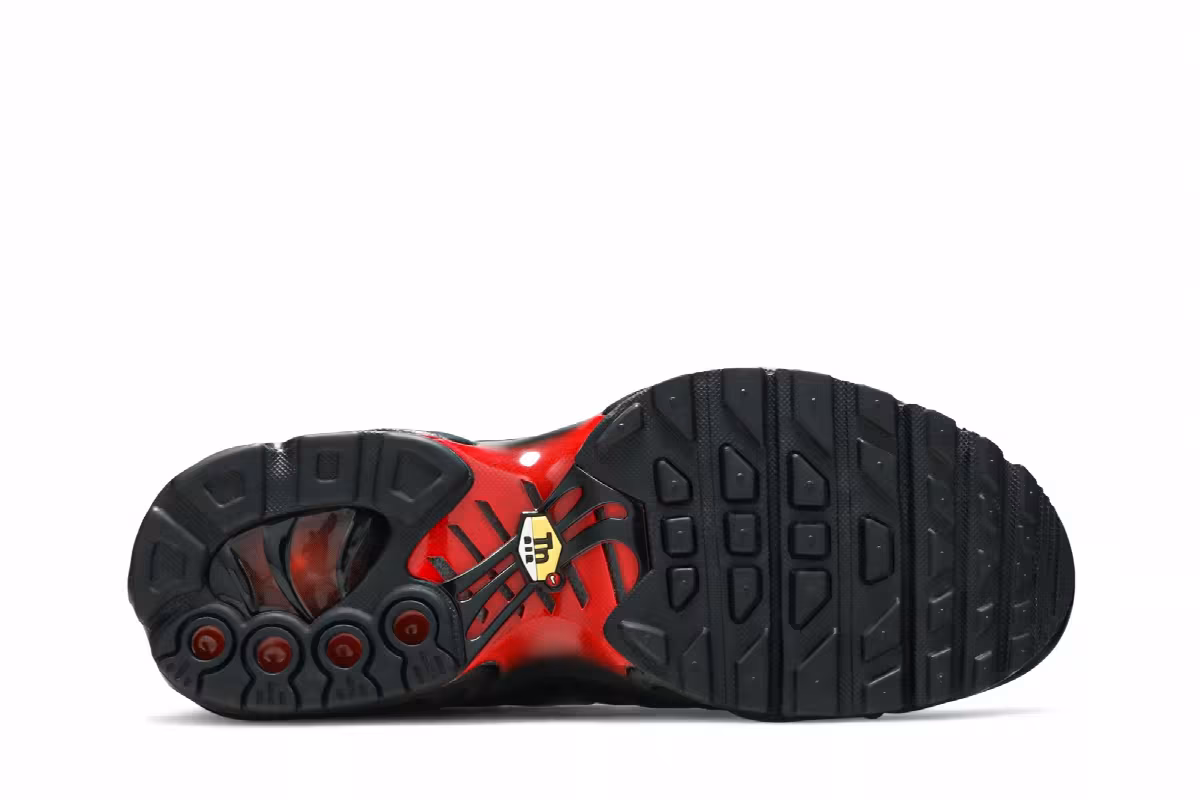 Nike Air Max Plus GS Black Crimson, view 5