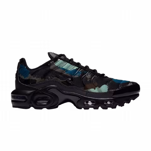 Nike Air Max Plus GS 'Camo Black Green'