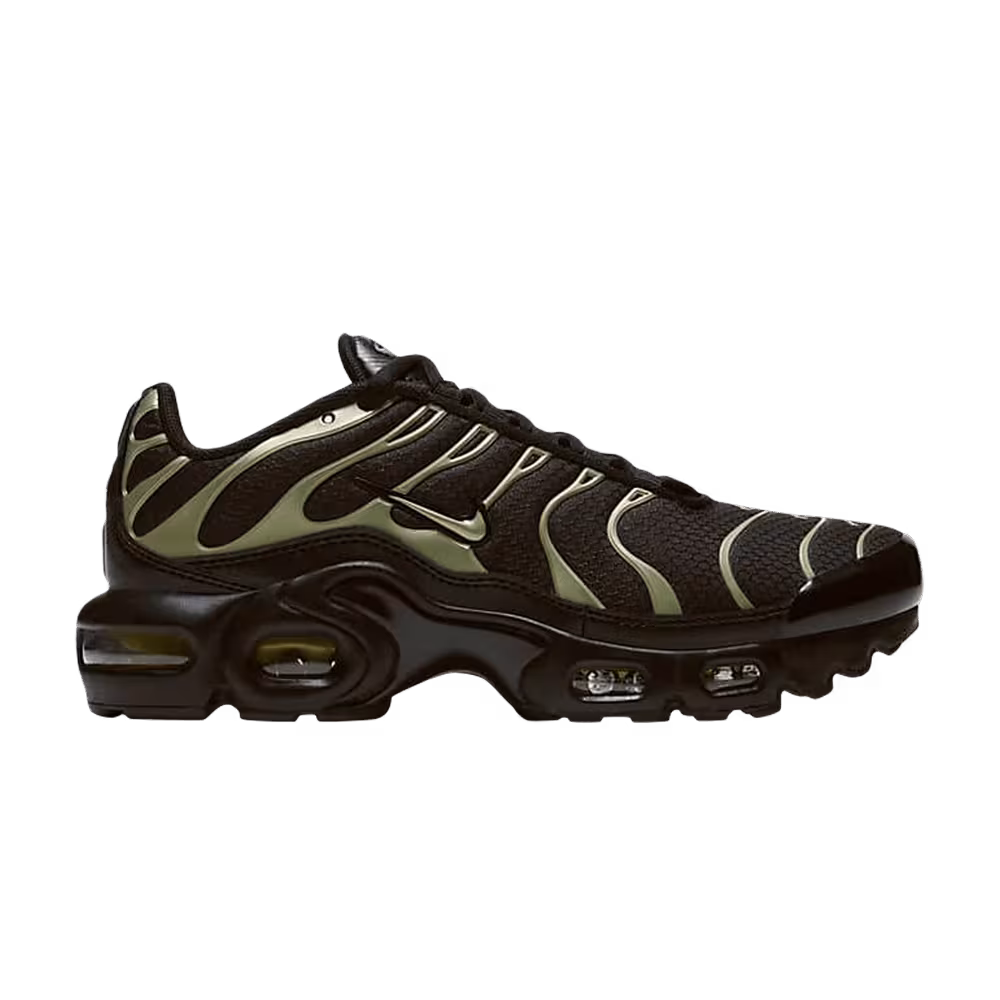 Nike Air Max Plus GS Black Metallic Gold