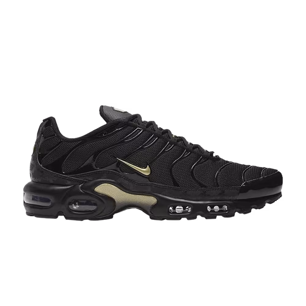 Nike Air Max Plus Black Metallic Gold