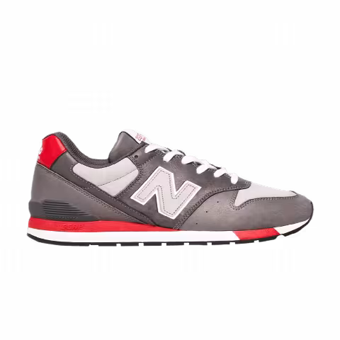 New Balance FIGS x 996 'Charcoal Red'