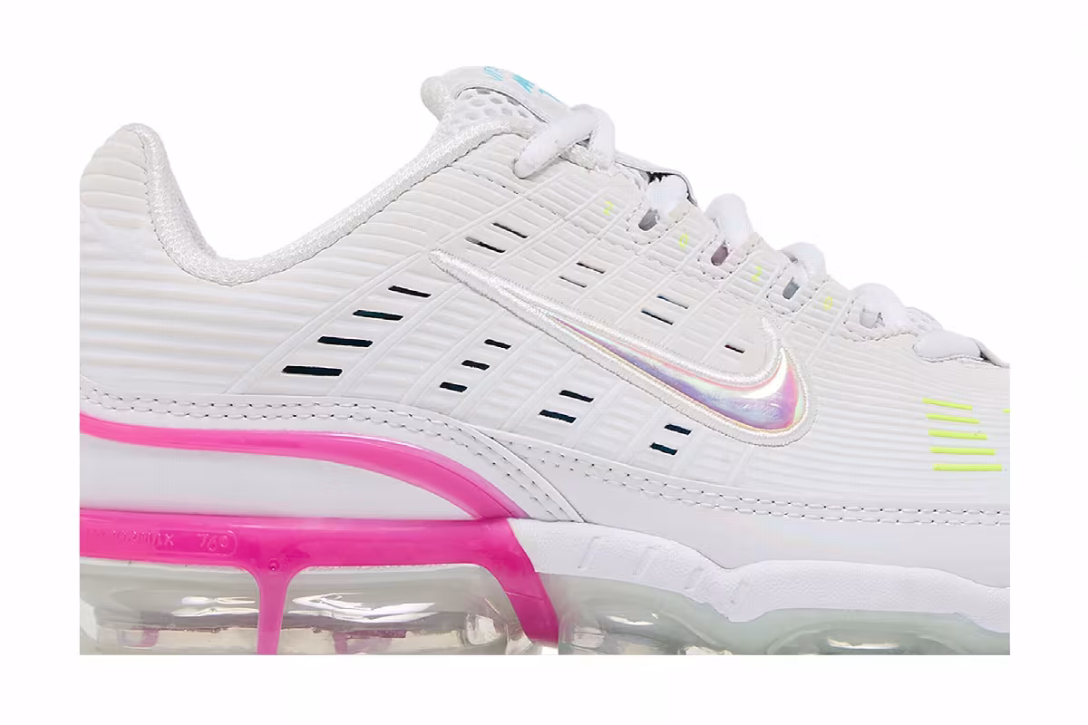 Nike Women's Air Vapormax 360 Volt Fire Pink, view 3