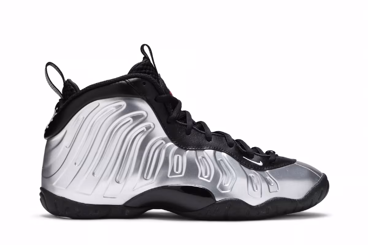 Nike Little Posite One GS Chrome, view 2