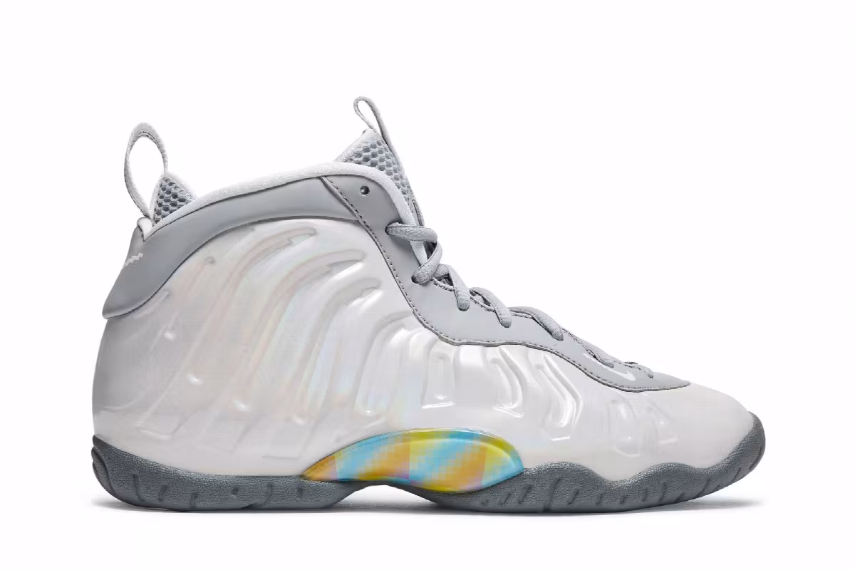 Nike Little Posite One GS Rainbow Pixel, view 2