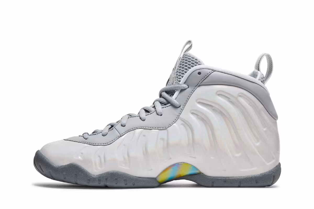 Nike Little Posite One GS Rainbow Pixel, view 4
